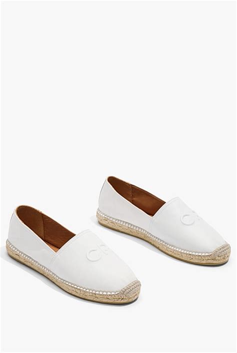 Country Road Cr Logo Leather Espadrille .